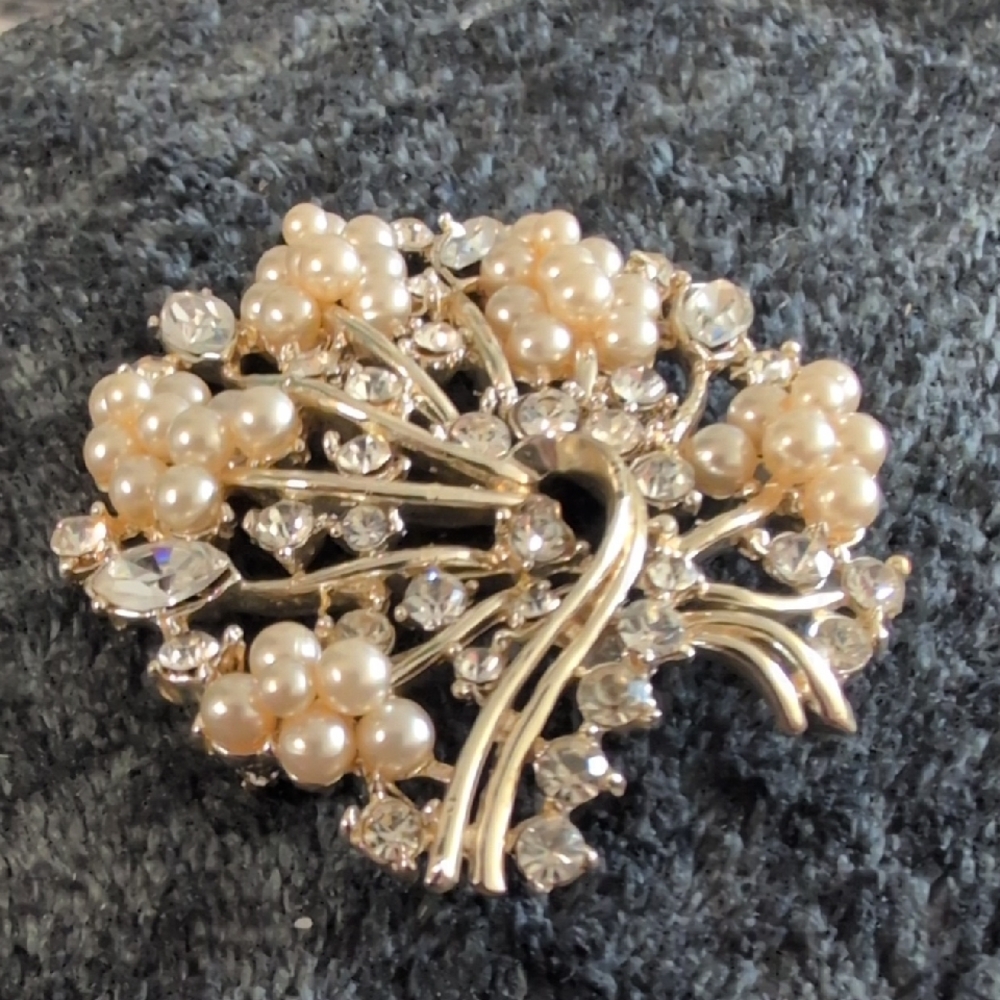 Vintage Signed Star Brooch